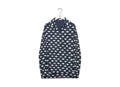 LOEWE Women's Pyjama Blouse in Silk "Navy/Blue"