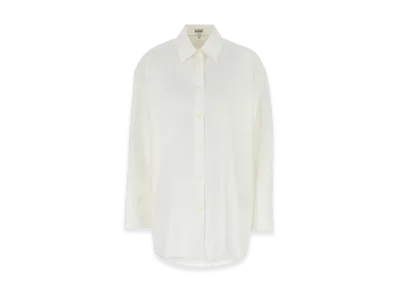 LOEWE Women's Poplin Oversize Shirt "White"