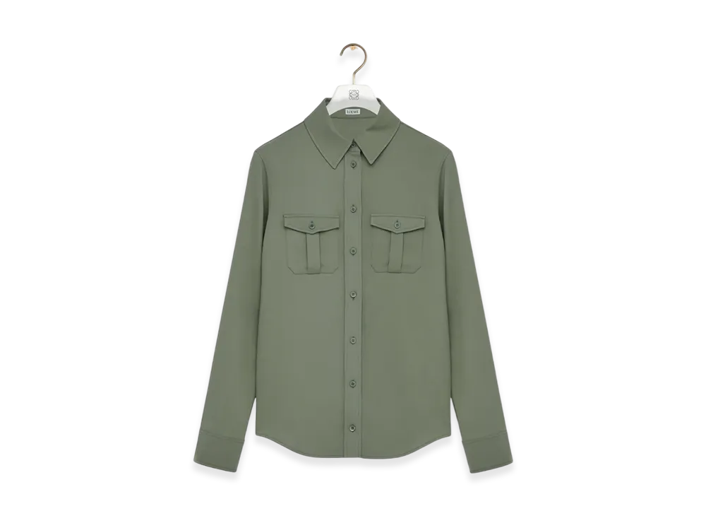 LOEWE Shirt "Light Khaki Green"