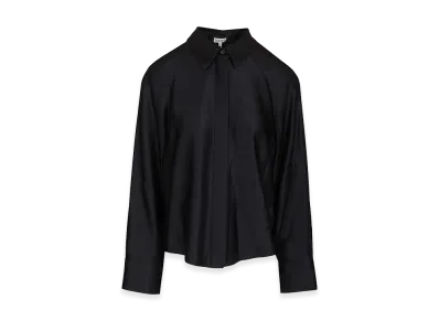 LOEWE Women's Cape Shirt "Blue"