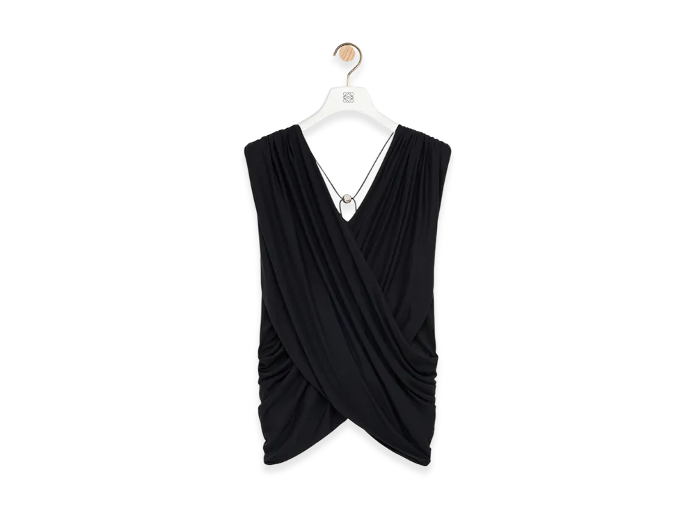 LOEWE Draped Top "Black"