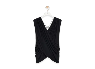 LOEWE Draped Top "Black"