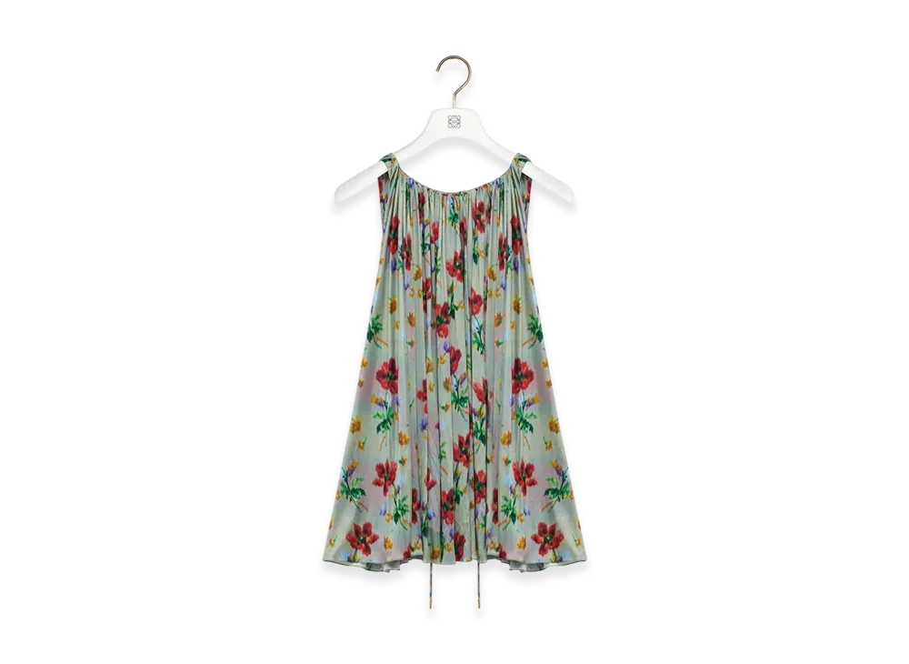 LOEWE Halter Top "Green/Red"