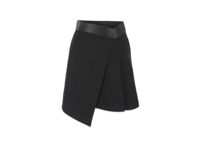LOEWE Women's Cotton Blend Mini Skirt "Black"