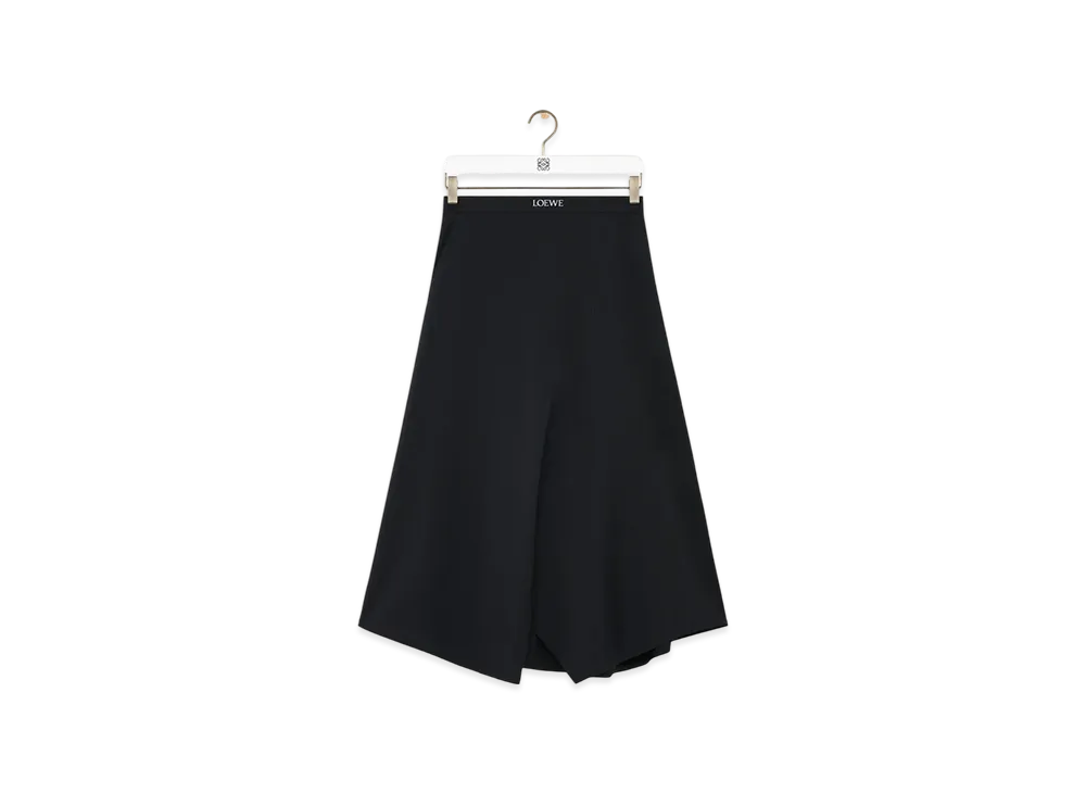 LOEWE Asymmetric Skirt "Black"