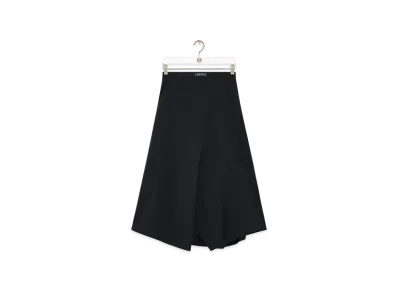 LOEWE Asymmetric Skirt "Black"