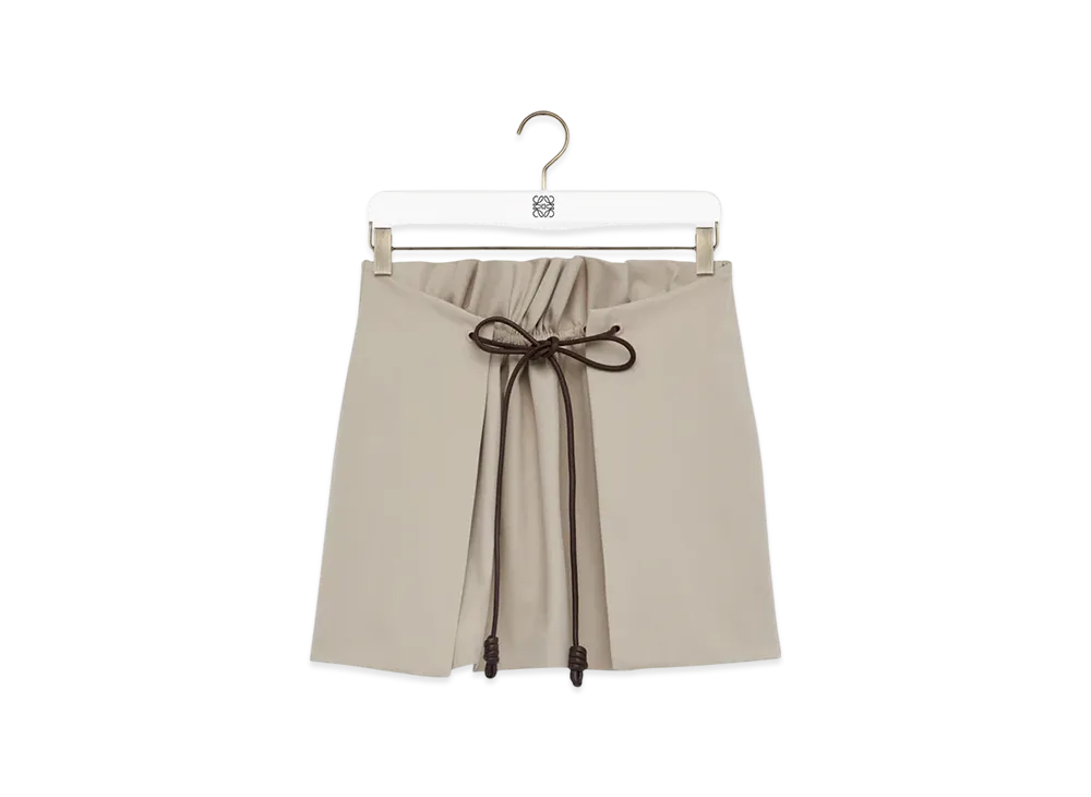LOEWE Mini Skirt "Light Beige"