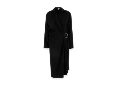 LOEWE Women's Stretch Cady Dress "Black"