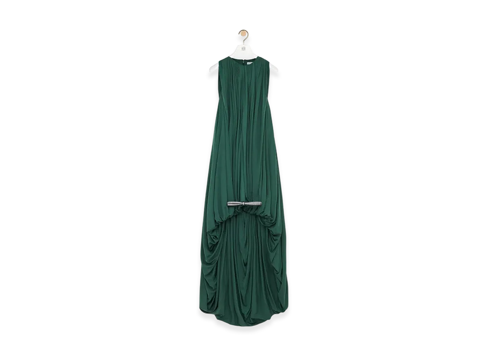 LOEWE Draped Dress "Green"
