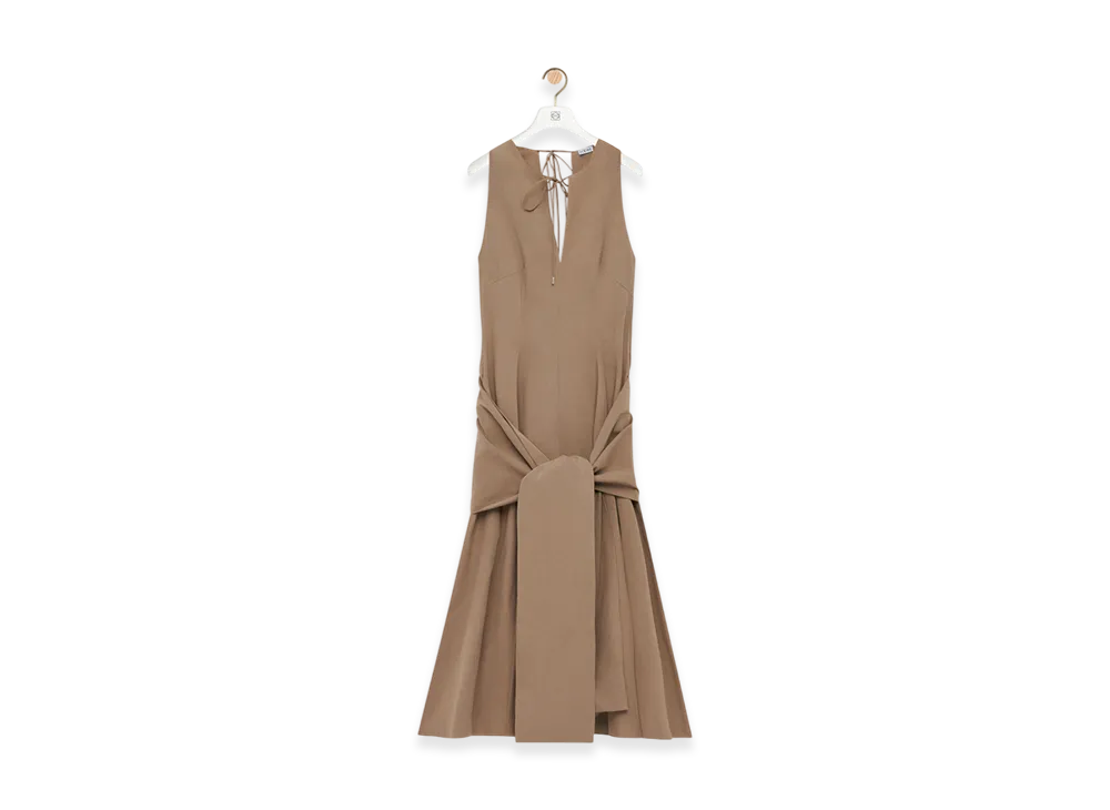 LOEWE Wrap Dress "Beige"