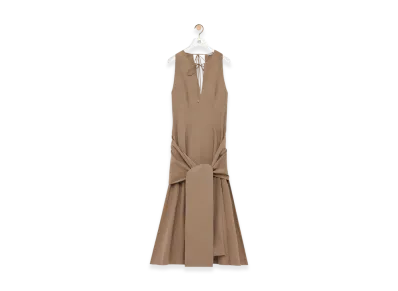 LOEWE Wrap Dress "Beige"