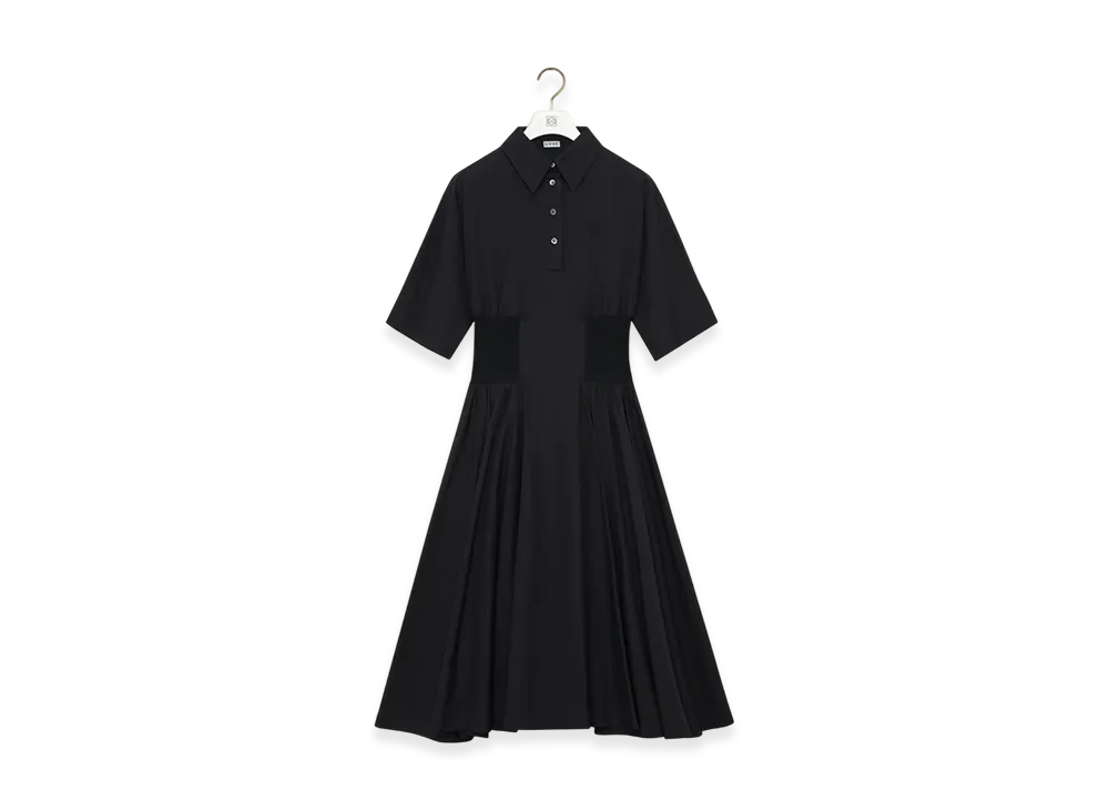 LOEWE Short-Sleeve Dress "Black"