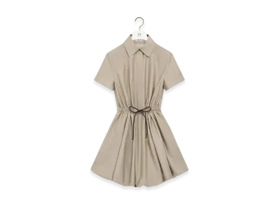 LOEWE Short-Sleeve Dress "Beige"