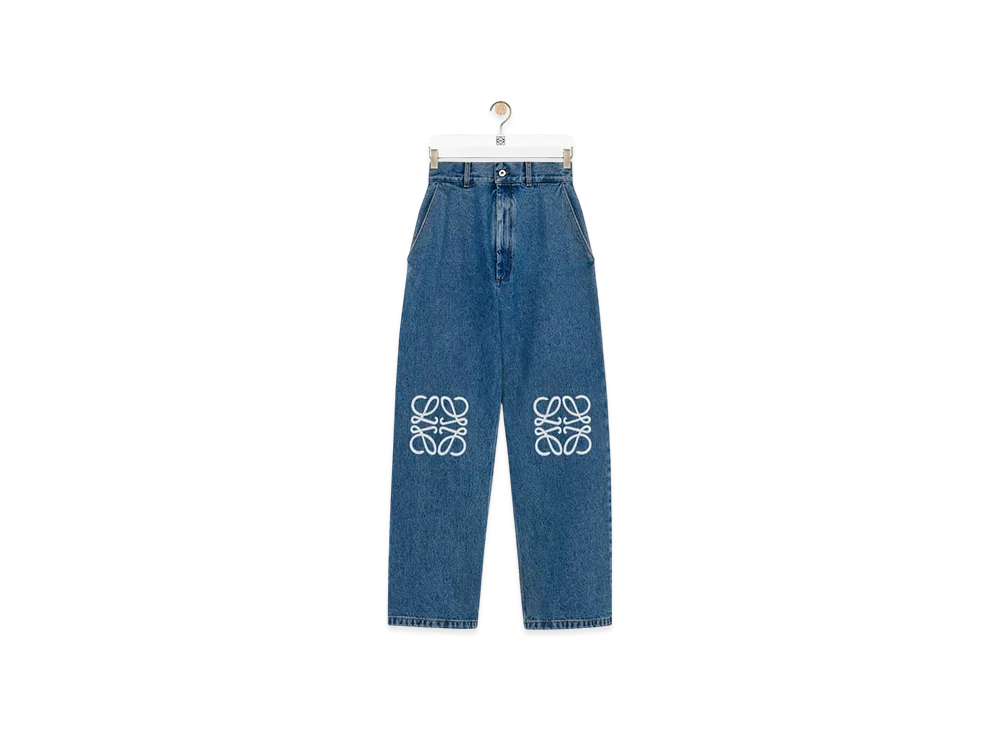 LOEWE Anagram Baggy Jeans "Jeans Blue"