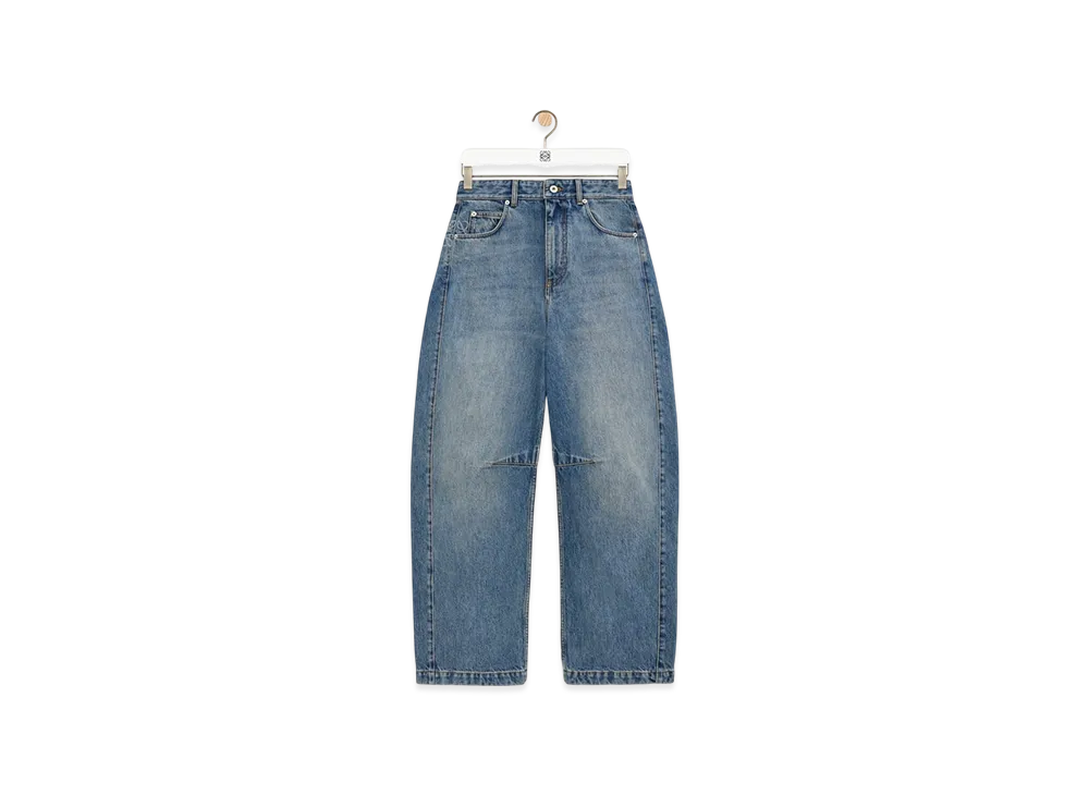 LOEWE Anagram Barrel Jeans "Washed Denim"