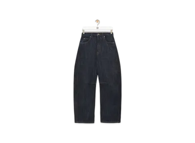 LOEWE Anagram Barrel Jeans "Indigo Blue"