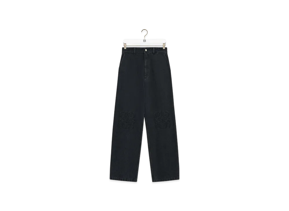 LOEWE Anagram Baggy Jeans "Black"