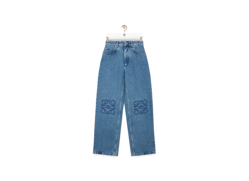LOEWE Anagram Baggy Jeans "Jeans Blue"
