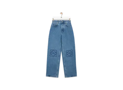 LOEWE Anagram Baggy Jeans "Jeans Blue"