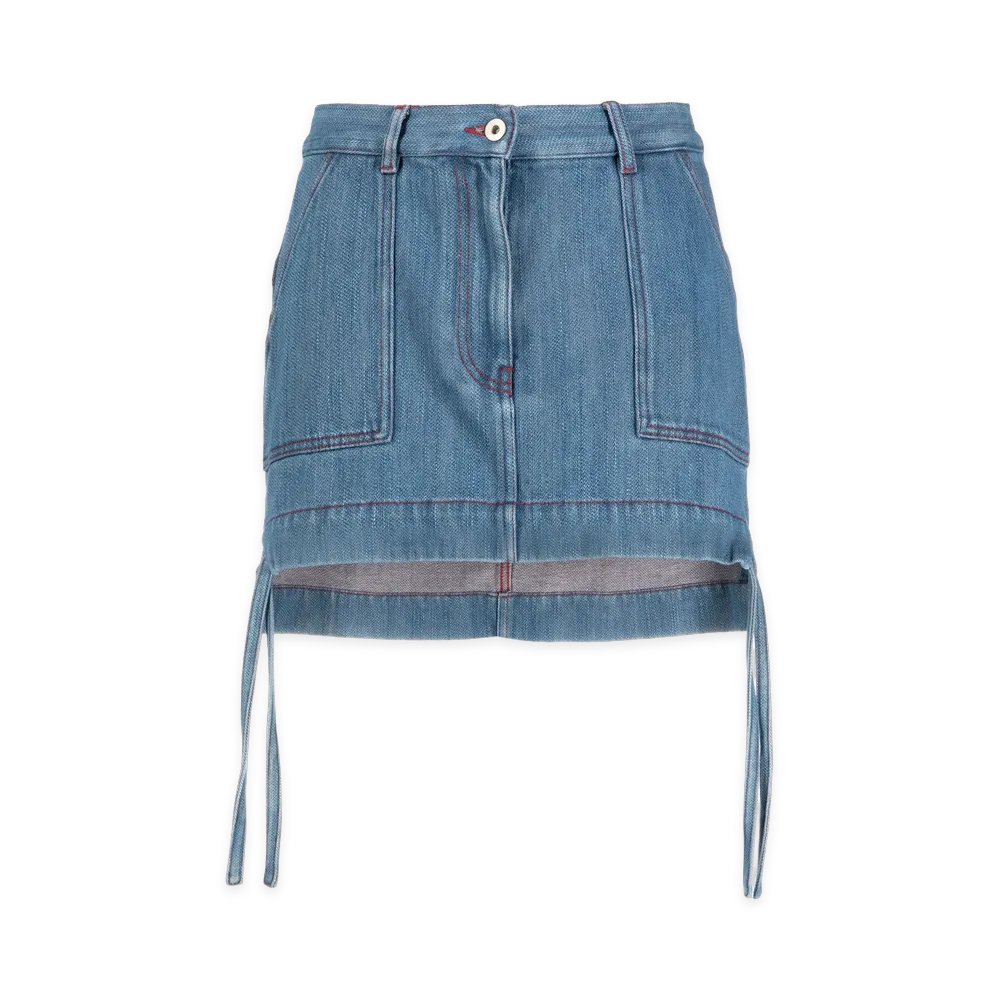 LOEWE Women's Skirts Denim "Blue"