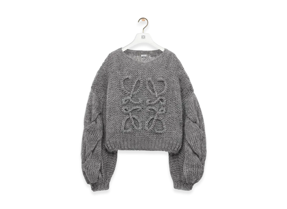 LOEWE Anagram Sweater "Grey Melange"