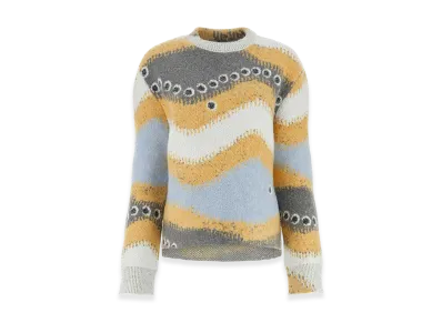 LOEWE Women's Stretch Wool Blend Sweater "Multicolor"