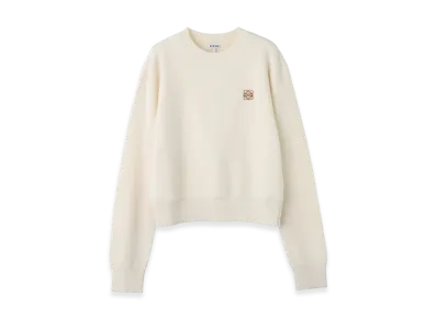 LOEWE Women's Crew-Neck Knit "Ecru"