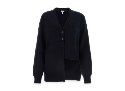 LOEWE Women's Cashmere Cardigan "Midnight Blue"