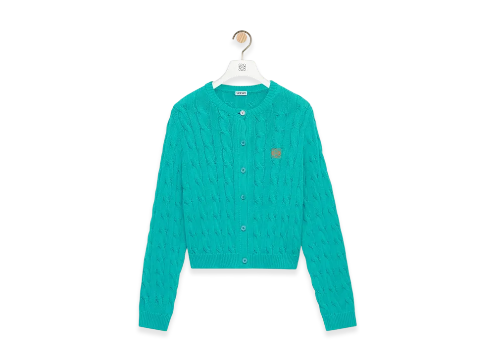 LOEWE Cardigan "Turquoise"