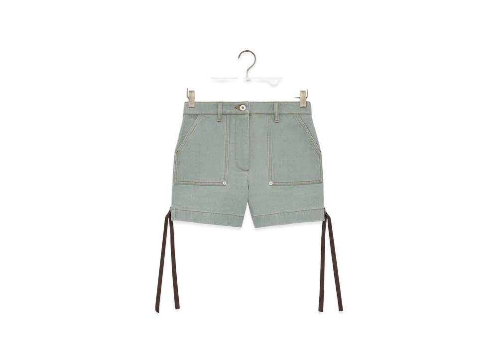 LOEWE Workwear Shorts "Khaki Green"