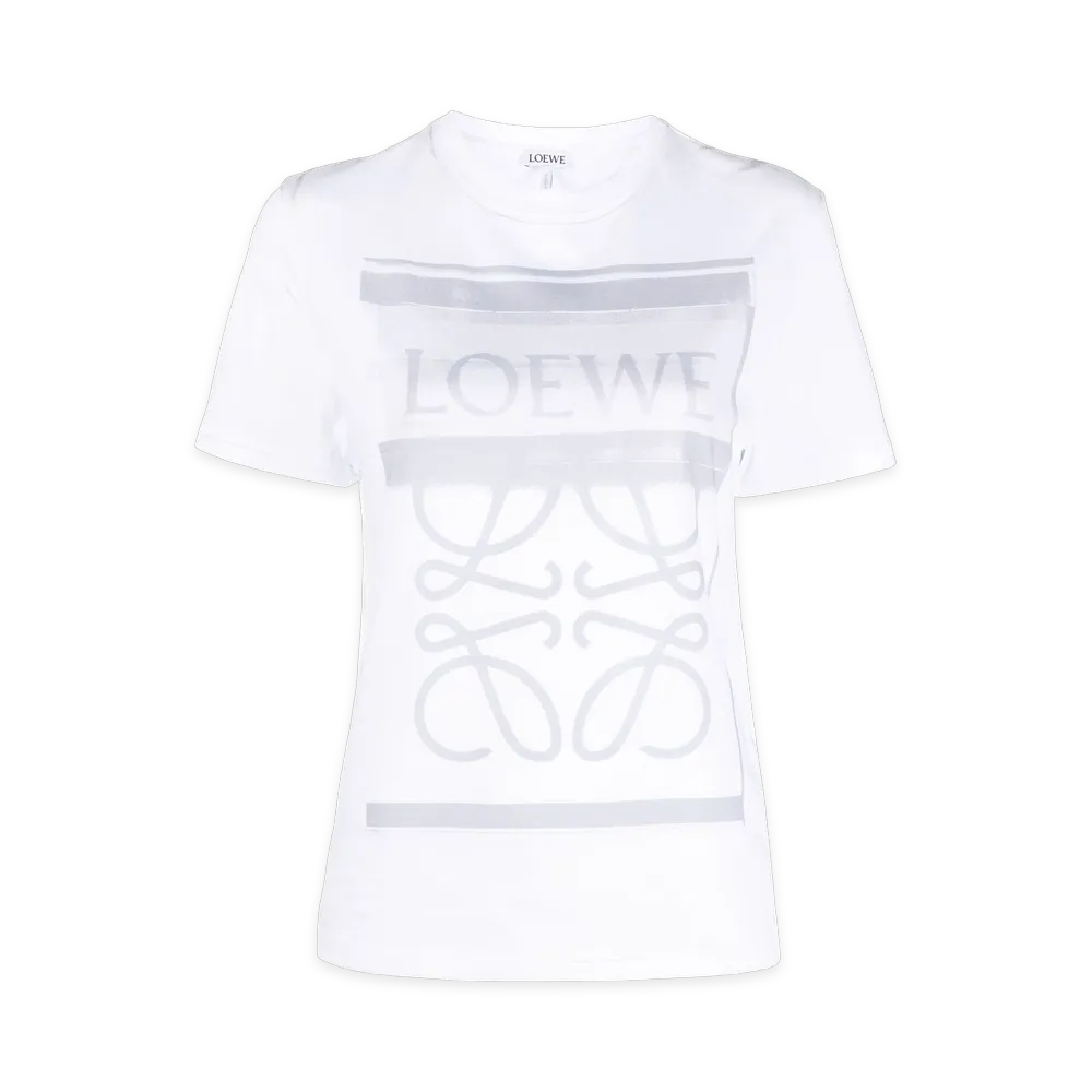LOEWE Women's T-Shirts "White/Gray"