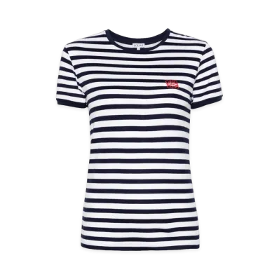 LOEWE Women's T-Shirts "Navy/White"
