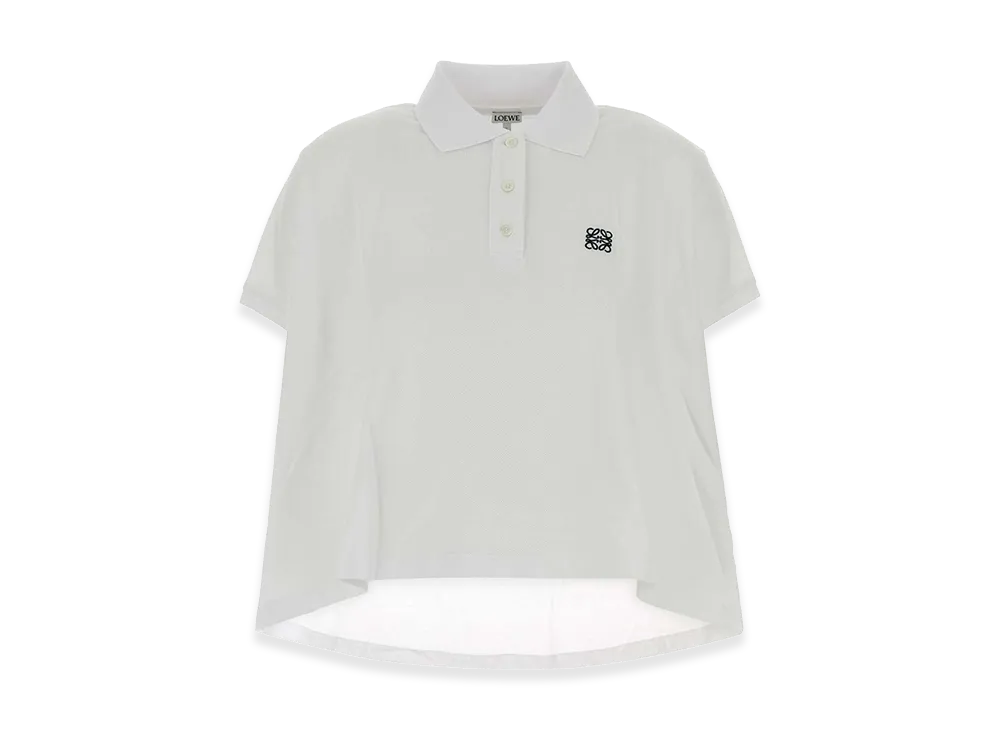 LOEWE Women's Piquet Polo Shirt "White"