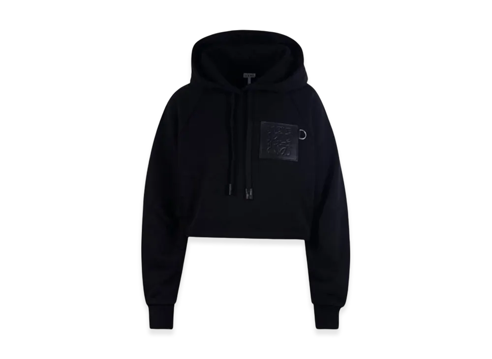 LOEWE Women's Cropped In Cotton "Black"