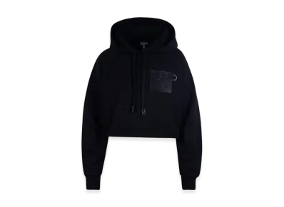 LOEWE Women's Cropped In Cotton "Black"