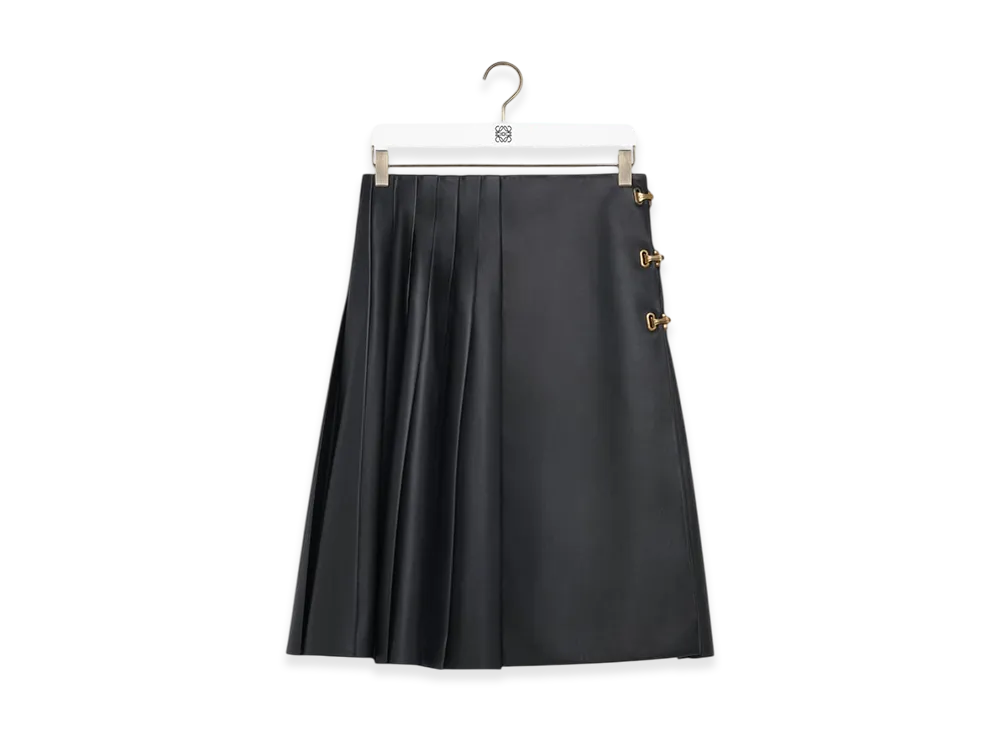 LOEWE Pleated Skirt "Black"