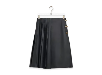 LOEWE Pleated Skirt "Black"