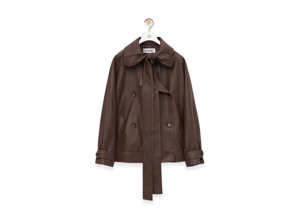 LOEWE Bow Jacket "Dark Chocolate"