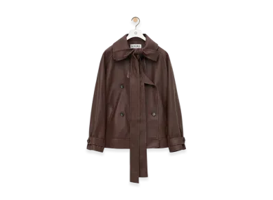 LOEWE Bow Jacket "Dark Chocolate"