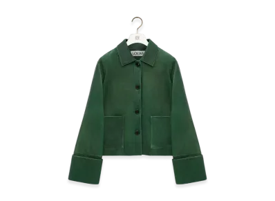 LOEWE Turn-Up Jacket "Dark Green"