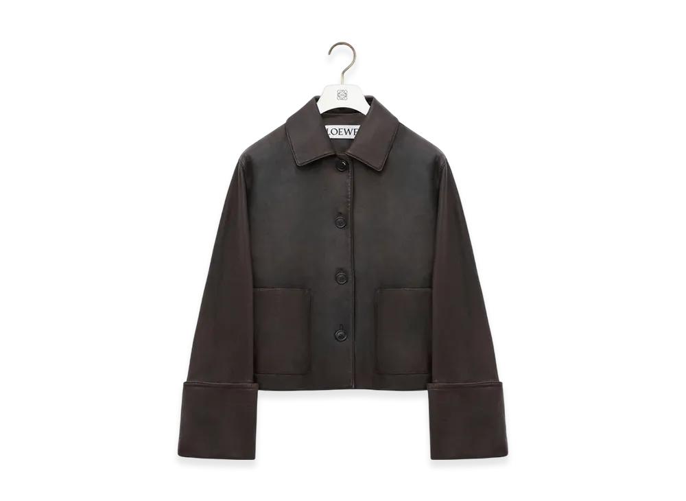 LOEWE Turn-Up Jacket "Brown"