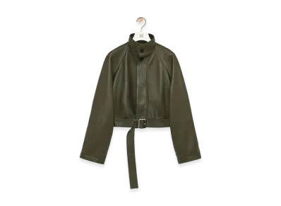 LOEWE Short Trench "Khaki Green"
