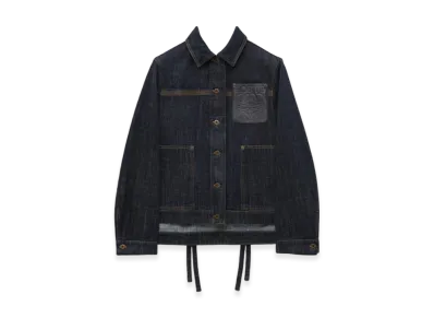 LOEWE Women's Workwear Jacket in Denim "Indigo Blue"