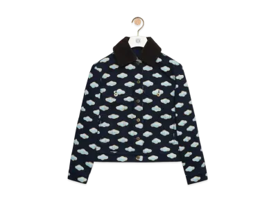LOEWE Women's Jacket in Denim "Navy/Blue"