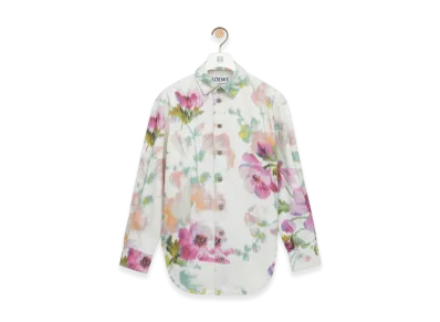 LOEWE Overshirt "White/Pink"