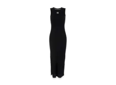 LOEWE Women's Stretch Cotton Dress "Black"
