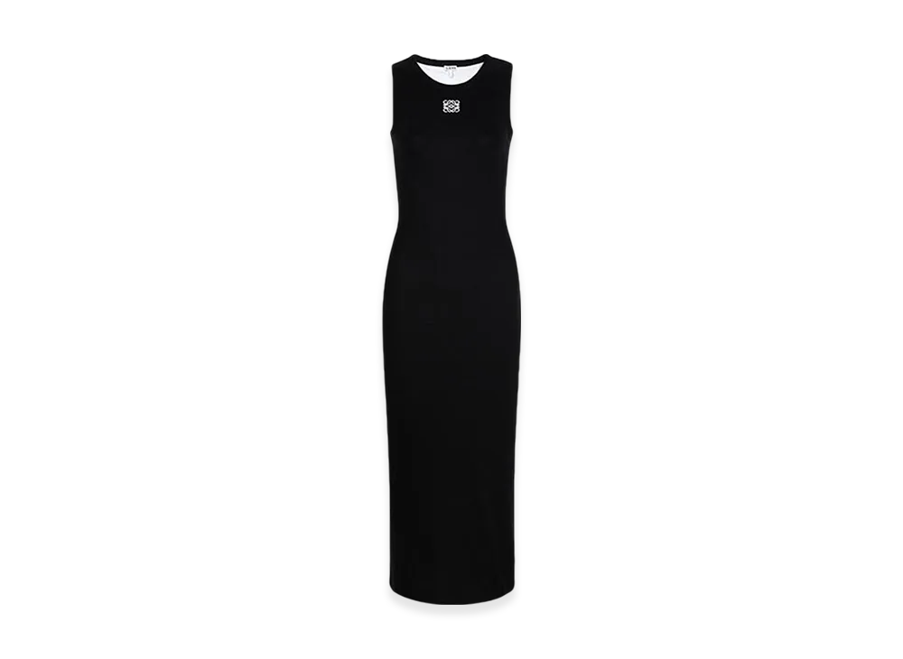 LOEWE Women's Anagram Tank Dress "Black"