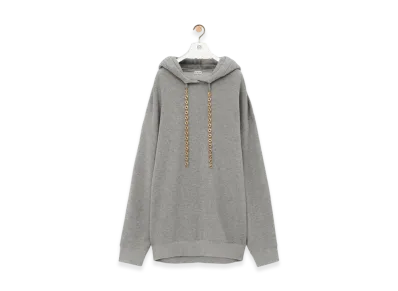 LOEWE Chain Hoodie "Lead Grey"