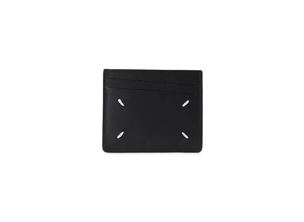 Maison Margiela Grainy Leather Card Holder "Black"