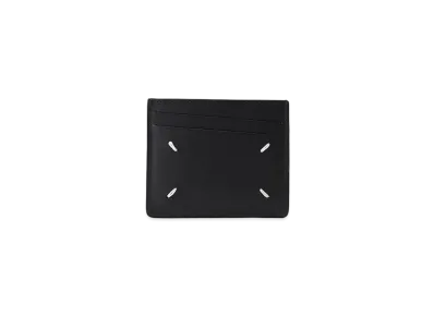 Maison Margiela Grainy Leather Card Holder "Black"